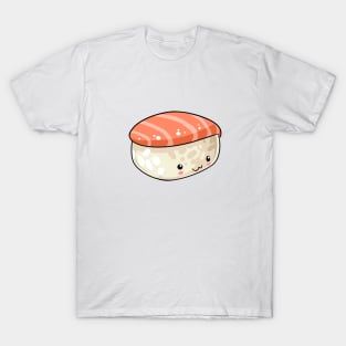 Kawaii food salmon nigiri Japanese style T-Shirt